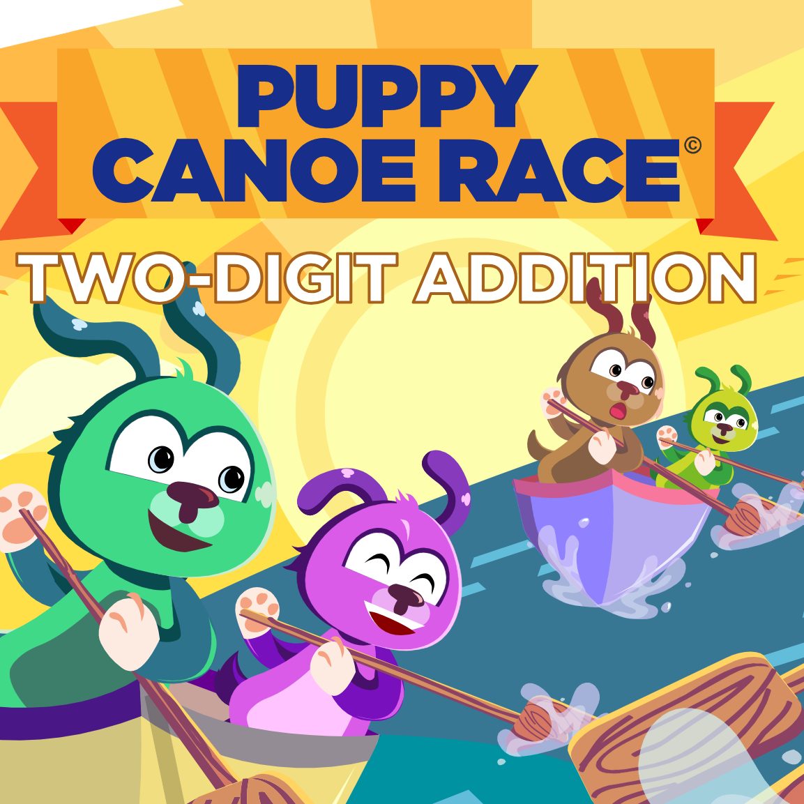 Puppy Canoe Race