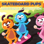 Skateboard pups